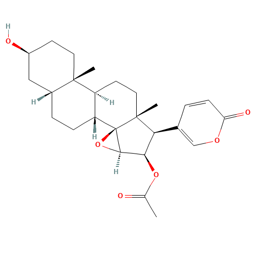 Cinobufagin (CAS: 470-37-1) - Chemical Structure and Molecular Formula 