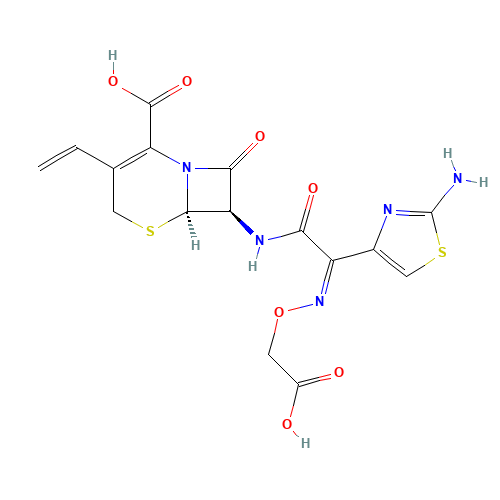 Cefixime (CAS: 79350-37-1) - Chemical Structure and Molecular Formula 