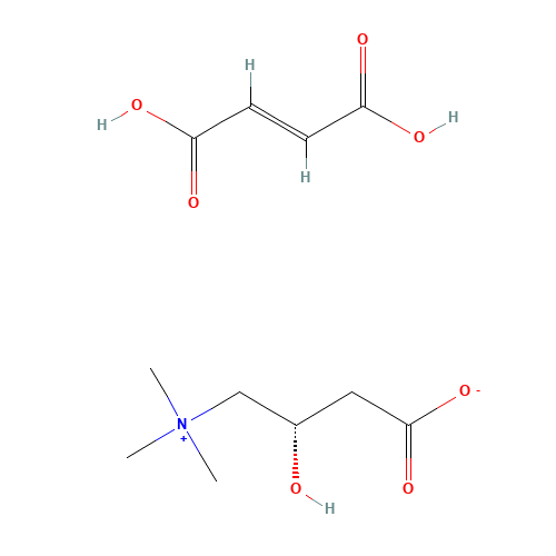 L-Carnitine fumarate (CAS: 90471-79-7) - Chemical Structure and Molecular Formula 
