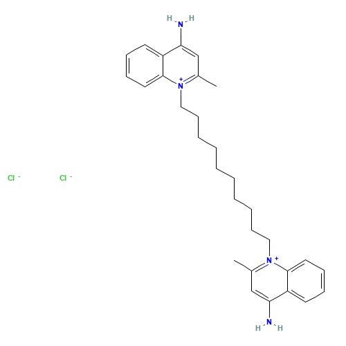 Dequalinium chloride (CAS: 522-51-0) - Related Chemical Product