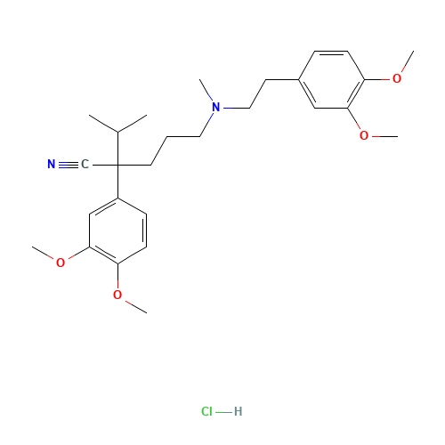 (+/-)-Verapamil hydrochloride (CAS: 152-11-4) - Related Chemical Product