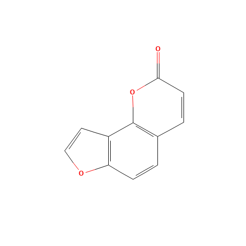 2-Oxo-(2H)-furo(2,3-h)-1-benzopyran (CAS: 523-50-2) - Related Chemical Product