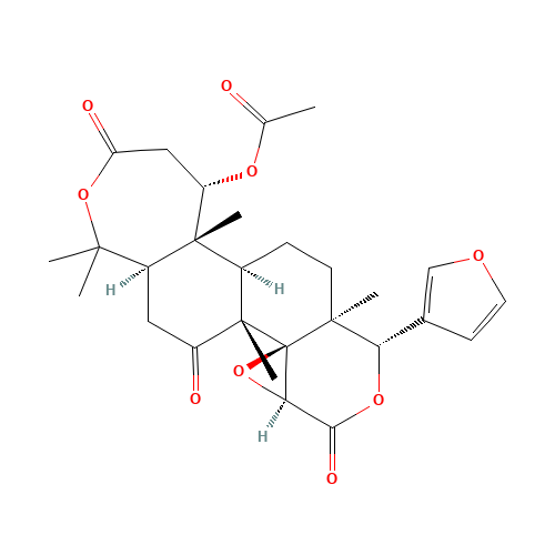 Nomilin (CAS: 1063-77-0) - Chemical Structure and Molecular Formula 