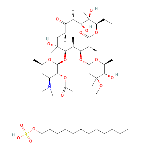 Erythromycin 2'-propionate dodecyl sulfate (CAS: 3521-62-8) - Related Chemical Product