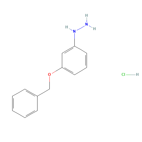 (3-BENZYLOXY-PHENYL)-HYDRAZINE HYDROCHLORIDE (CAS: 56468-67-8) - Related Chemical Product