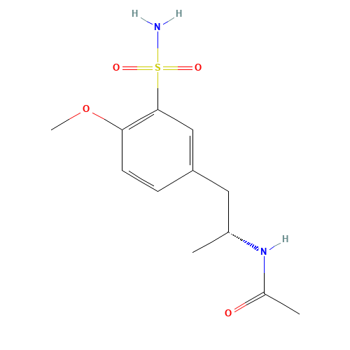 Acetamide,N-[(1R)-2-[3-(aminosulfonyl)-4-methoxyphenyl]-1-methylethyl]- (CAS: 112101-74-3) - Related Chemical Product