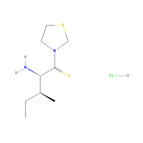 HCl-Ala-ψ[CS-N]-Thiazolidide (CAS: 184360-58-5) - Chemical Structure and Molecular Formula 
