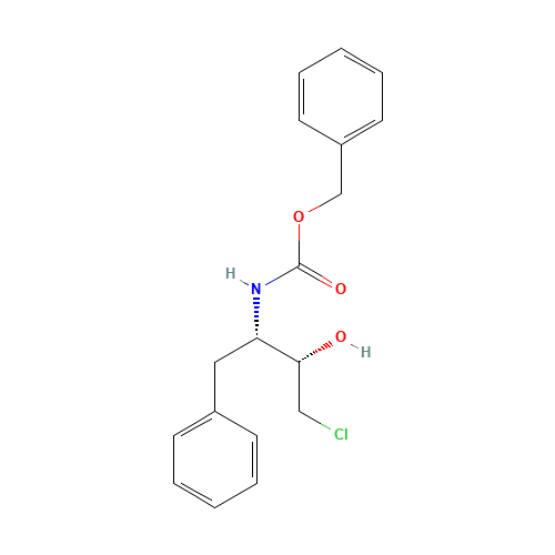 (2S,3S)-3-(Benzyloxycarbonylamino)-1-chloro-2-hydroxy-4-phenylbutane (CAS: 128018-43-9) - Related Chemical Product