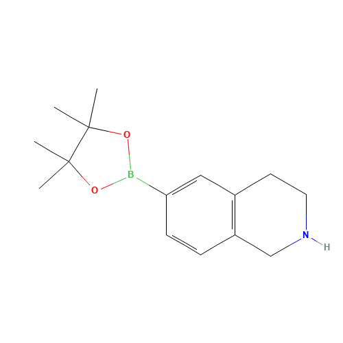 1,2,3,4-TETRAHYDRO-6-(4,4,5,5-TETRAMETHYL-1,3,2-DIOXABOROLAN-2-YL)-ISOQUINOLINE (CAS: 922718-55-6) - Related Chemical Product