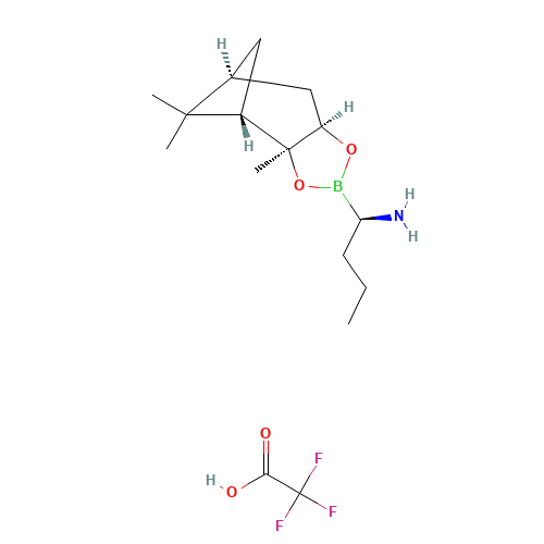 (R)-BoroAbu-(+)-Pinanediol-CF3CO2H (CAS: 208521-43-1) - Related Chemical Product