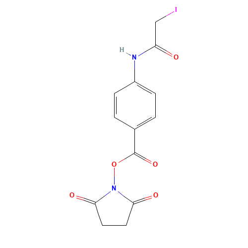 N-succinimidyl-4-((iodoacetyl)amino)benzoate (CAS: 72252-96-1) - Related Chemical Product