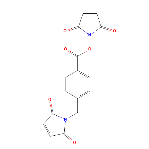 4-(2-N-Maleimido)methyl benzoic acid-NHS (CAS: 64987-84-4) - Related Chemical Product