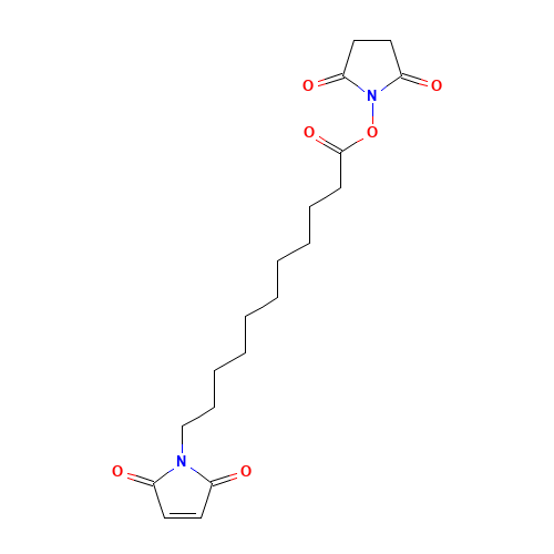N-Succinimidyl 11-(maleimido)undecanoate (CAS: 87981-04-2) - Related Chemical Product
