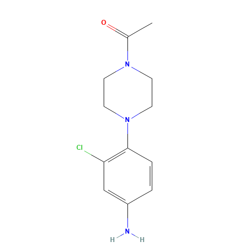 4-(4-Acetyl-piperazin-1-yl)-2-chloroaniline (CAS: 101970-41-6) - Related Chemical Product