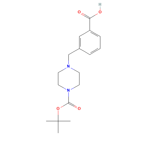 3-[[4-(TERT-BUTOXYCARBONYL)PIPERAZIN-1-YL]METHYL]BENZOIC ACID (CAS: 500013-38-7) - Related Chemical Product