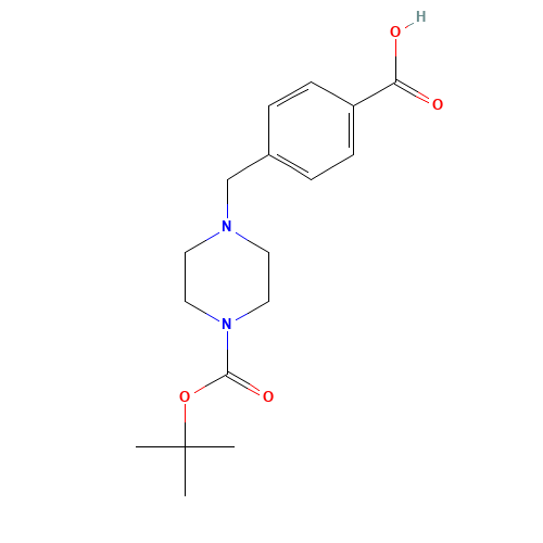 4-(4-CARBOXYBENZYL)PIPERAZINE-1-CARBOXYLIC ACID TERT-BUTYL ESTER (CAS: 479353-63-4) - Related Chemical Product