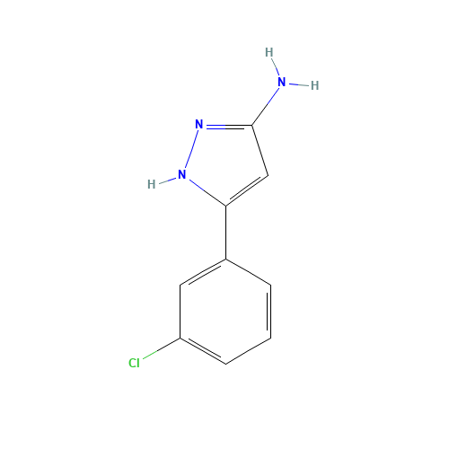 3-(3-CHLOROPHENYL)-1H-PYRAZOL-5-AMINE (CAS: 208519-09-9) - Related Chemical Product