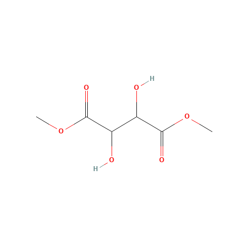 D-Dimethyl tartrate (CAS: 5057-96-5) - Chemical Structure and Molecular Formula 