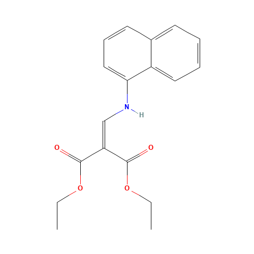 (1-NAPHTHYLAMINOMETHYLENE)MALONIC ACID DIETHYL ESTER (CAS: 131775-94-5) - Related Chemical Product