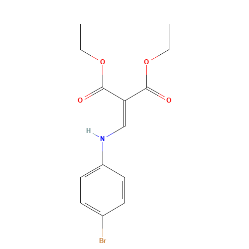(4-BROMOANILINOMETHYLENE)MALONIC ACID DIETHYL ESTER (CAS: 101937-44-4) - Related Chemical Product