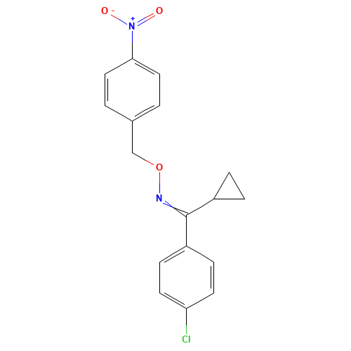 (4-CHLOROPHENYL)(CYCLOPROPYL)METHANONE O-(4-NITROBENZYL)OXIME (CAS: 94097-88-8) - Related Chemical Product