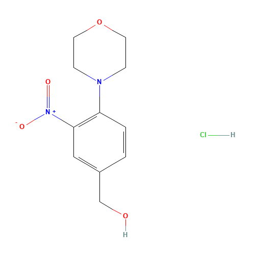 (4-MORPHOLINO-3-NITROPHENYL)METHANOL HYDROCHLORIDE (CAS: 300665-23-0) - Related Chemical Product