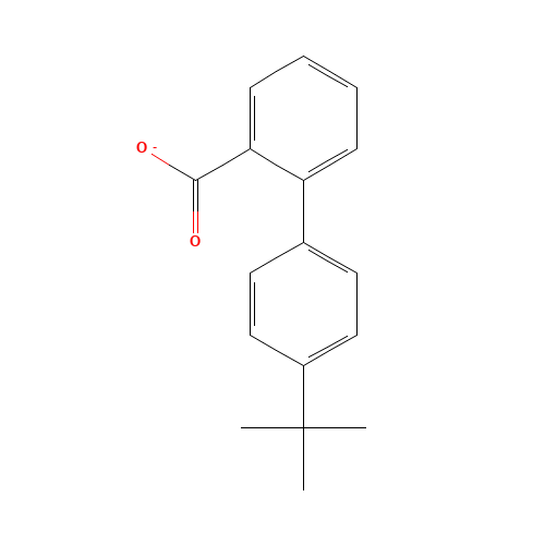 (4-TERT-BUTYLPHENYL)BENZOATE (CAS: 26459-51-8) - Chemical Structure and Molecular Formula 