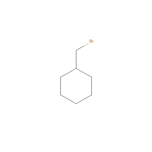 Cyclohexylmethyl bromide (CAS: 2550-36-9) - Chemical Structure and Molecular Formula 