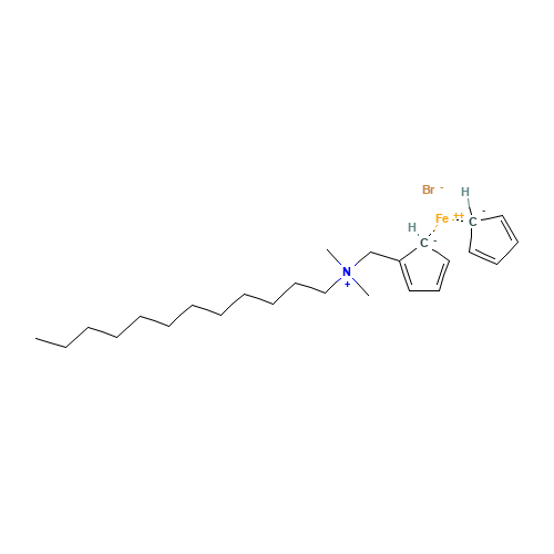 (FERROCENYLMETHYL)DODECYLDIMETHYLAMMONIUM BROMIDE (CAS: 98778-40-6) - Related Chemical Product