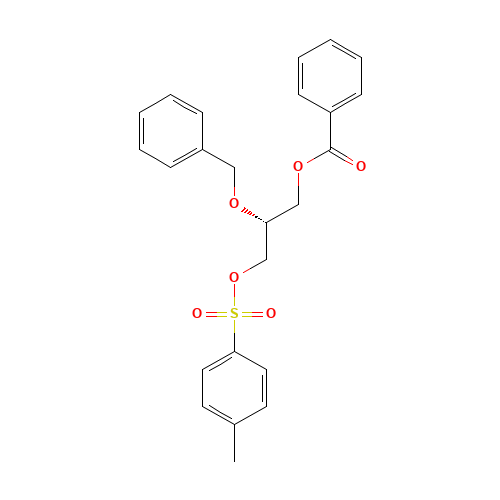 (R)-(+)-1-BENZOYLOXY-2-BENZYLOXY-3-TOSYLOXYPROPANE (CAS: 109371-31-5) - Related Chemical Product