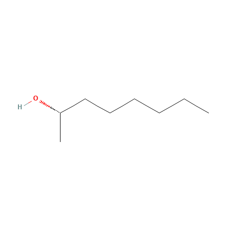 D(+)-2-Octanol (CAS: 6169-06-8) - Chemical Structure and Molecular Formula 