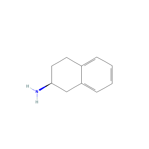 (S)-2-Aminotetralin (CAS: 21880-87-5) - Chemical Structure and Molecular Formula 