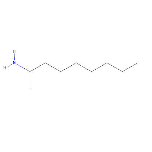 2-Nonanamine (CAS: 13205-58-8) - Chemical Structure and Molecular Formula 