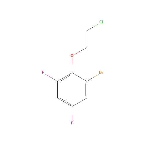1-(2-BROMO-4,6-DIFLUOROPHENOXY)-2-CHLOROETHANE (CAS: 175203-19-7) - Related Chemical Product