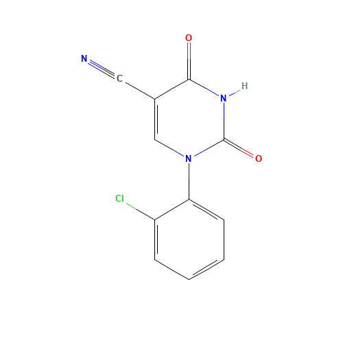 1-(2-CHLOROPHENYL)-2,4-DIOXO-1,2,3,4-TETRAHYDROPYRIMIDINE-5-CARBONITRILE (CAS: 75838-07-2) - Related Chemical Product