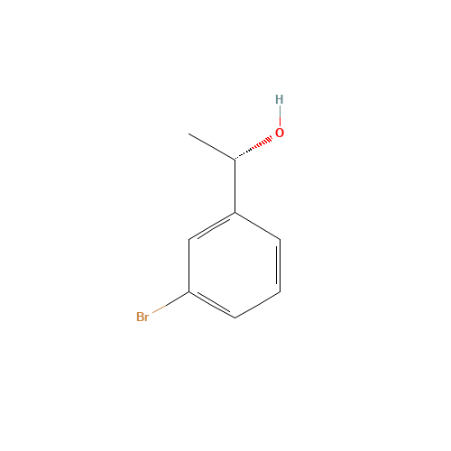 3-BROMO-ALPHA-METHYLBENZYL ALCOHOL (CAS: 134615-22-8) - Chemical Structure and Molecular Formula 