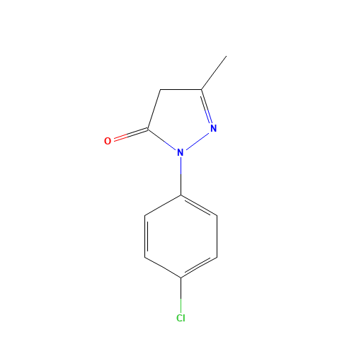 1-(4-Chlorophenyl)-3-methyl-2-pyrazolin-5-one (CAS: 13024-90-3) - Related Chemical Product