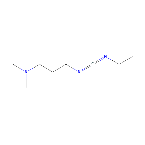 1-(3-Dimethylaminopropyl)-3-ethylcarbodiimide (CAS: 1892-57-5) - Chemical Structure and Molecular Formula 