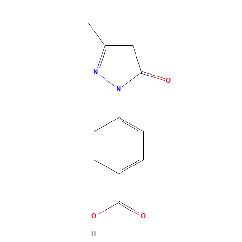 4-(3-Methyl-5-oxo-2-pyrazolin-1-yl)benzoic acid (CAS: 60875-16-3) - Related Chemical Product
