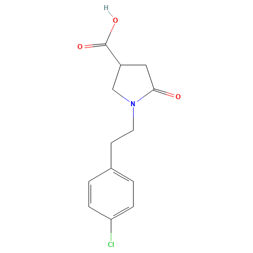 1-(4-CHLOROPHENETHYL)-5-OXO-3-PYRROLIDINECARBOXYLIC ACID (CAS: 368870-06-8) - Related Chemical Product