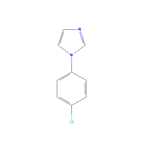 1-(4-CHLOROPHENYL)IMIDAZOLE (CAS: 51581-54-5) - Chemical Structure and Molecular Formula 