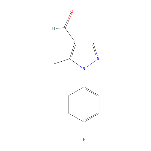 1-(4-FLUOROPHENYL)-5-METHYL-1H-PYRAZOLE-4-CARBALDEHYDE (CAS: 423768-41-6) - Related Chemical Product