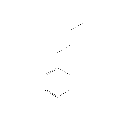 1-(4'-IODOPHENYL)BUTANE (CAS: 20651-67-6) - Chemical Structure and Molecular Formula 
