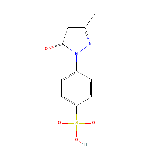 3-Methyl-1-(4-sulfophenyl)-2-pyrazolin-5-one (CAS: 89-36-1) - Related Chemical Product