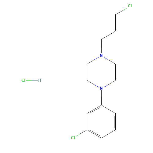 1-(3-Chlorophenyl)-4-(3-chloropropyl)piperazine hydrochloride (CAS: 52605-52-4) - Related Chemical Product