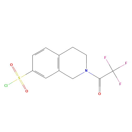 1,2,3,4-TETRAHYDRO-2-(TRIFLUOROACETYL)ISOQUINOLINE-7-SULFONYL CHLORIDE (CAS: 74291-57-9) - Related Chemical Product