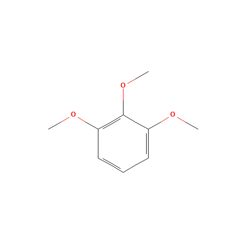 1,2,3-Trimethoxybenzene (CAS: 634-36-6) - Chemical Structure and Molecular Formula 
