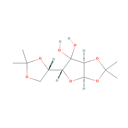 1,2:5,6-DI-O-ISOPROPYLIDENE-ALPHA-D-RIBO-3-HEXOFURANOSE-3-ULOSE MONOHYDRATE (CAS: 10578-85-5) - Related Chemical Product