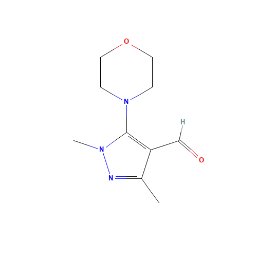 1,3-DIMETHYL-5-MORPHOLINO-1H-PYRAZOLE-4-CARBALDEHYDE (CAS: 26990-69-2) - Related Chemical Product