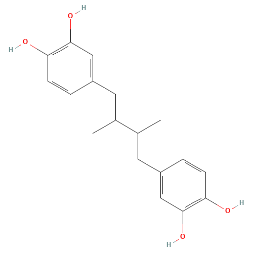 Nordihydroguaiaretic acid (CAS: 500-38-9) - Chemical Structure and Molecular Formula 